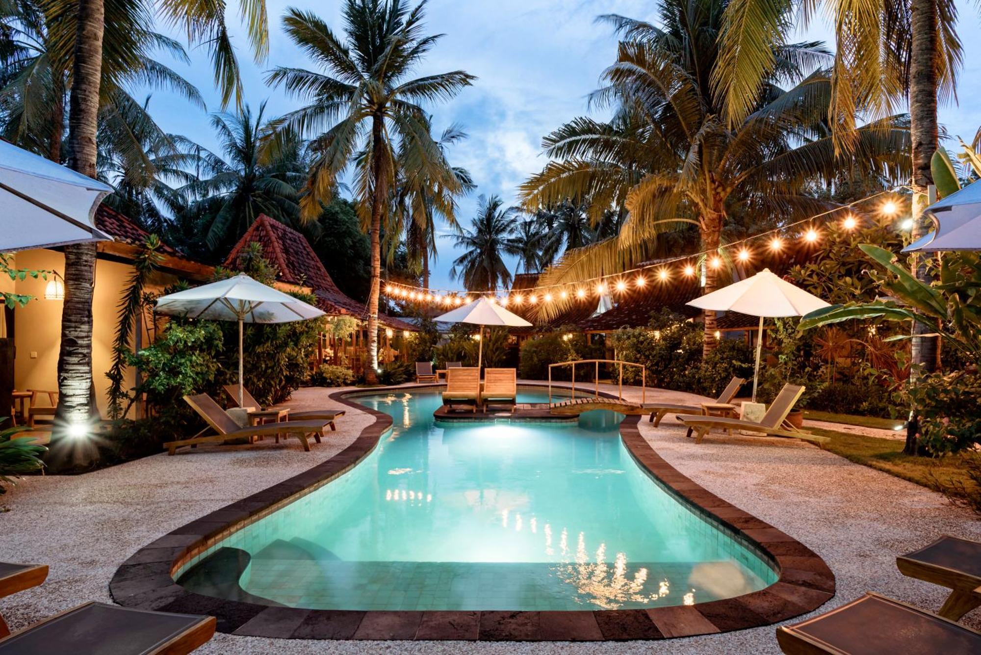 Coconut Garden Resort Gili Trawangan Esterno foto